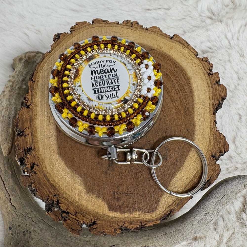 Beaded Pillbox